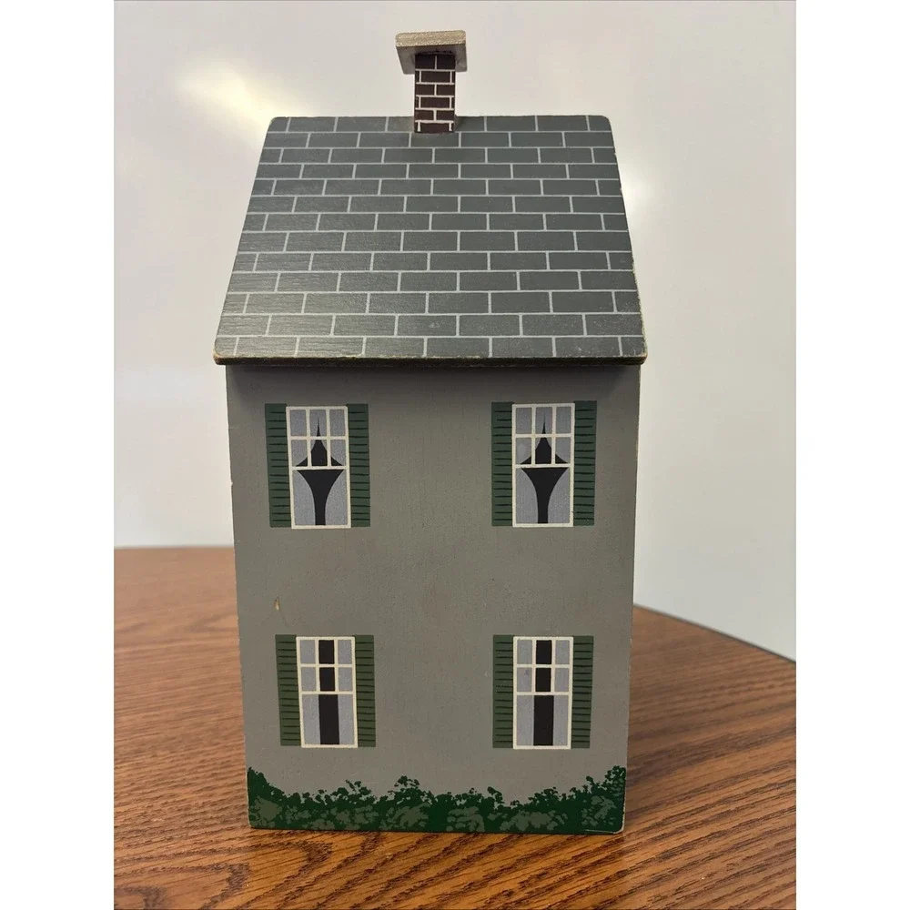 Flour House‎ Wood Canister Farmhouse Decor with Plastic Liner 11